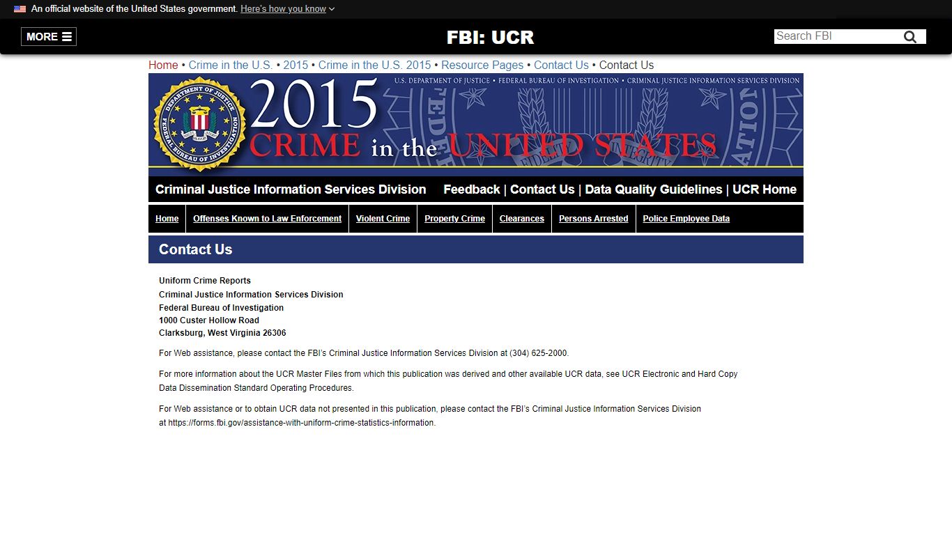 FBI — Contact Us